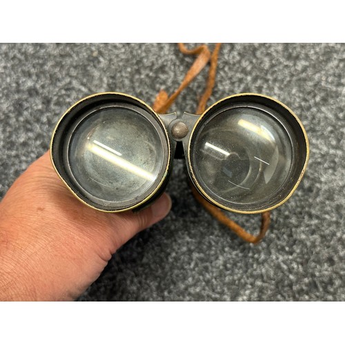 5109 - WW1 British French Made Binoculars marked 