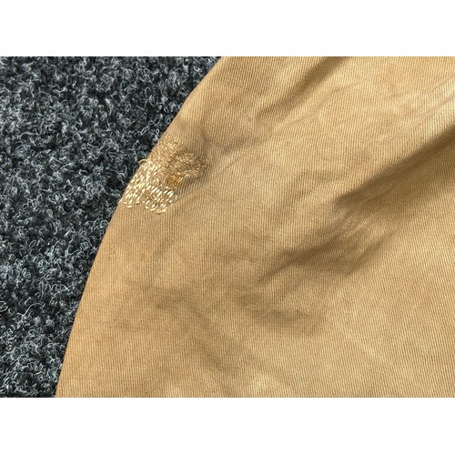 5111 - WW1 British Khaki Drill Tunic Sgt Kings African Rifles complete with original buttons, brass shoulde... 