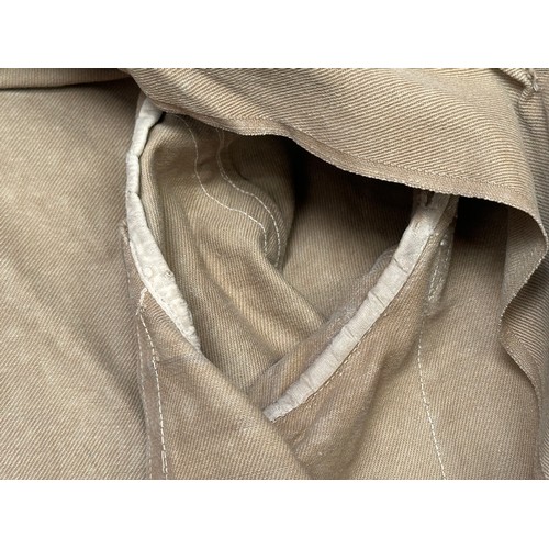 5111 - WW1 British Khaki Drill Tunic Sgt Kings African Rifles complete with original buttons, brass shoulde... 