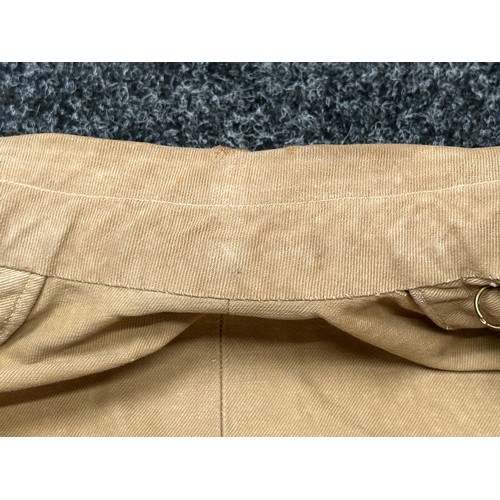 5111 - WW1 British Khaki Drill Tunic Sgt Kings African Rifles complete with original buttons, brass shoulde... 