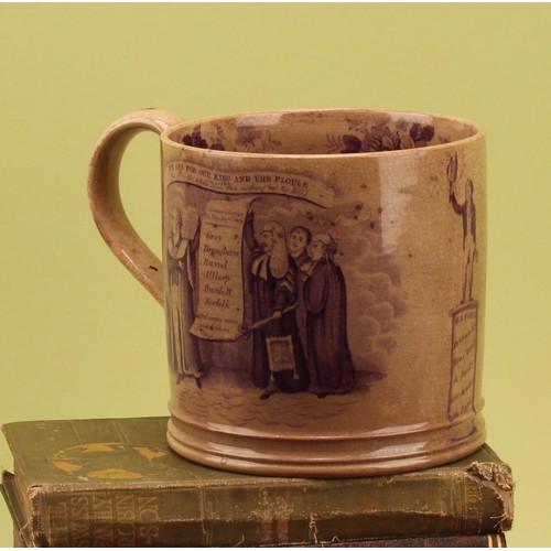 Political History - a 19th century Staffordshire novelty Reform mug ...
