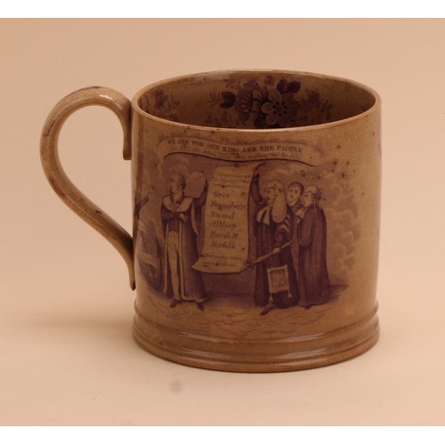 Political History - a 19th century Staffordshire novelty Reform mug ...