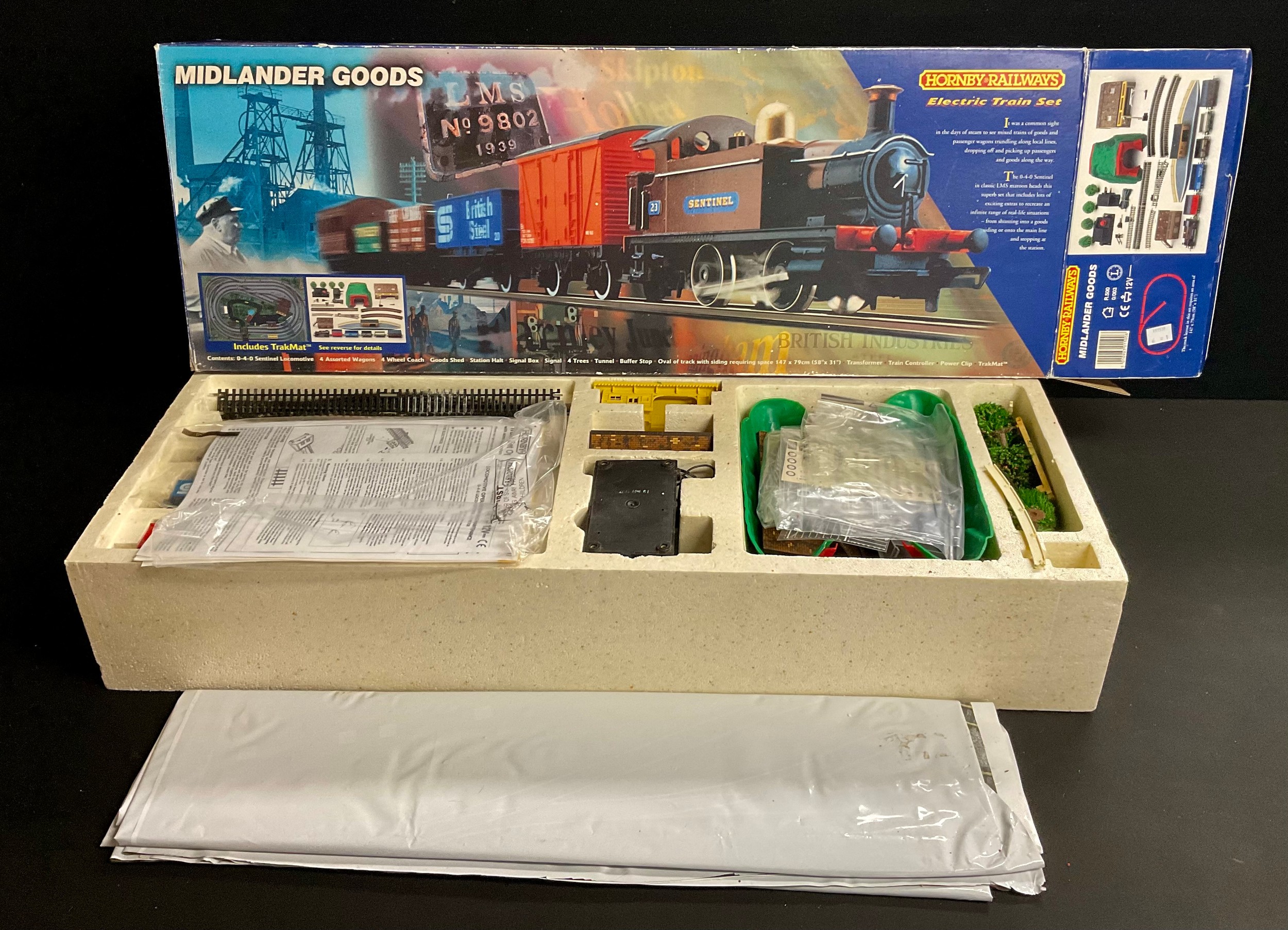 A Hornby Railways train set, Midlander Goods, including 0-4-0 Sentinel ...