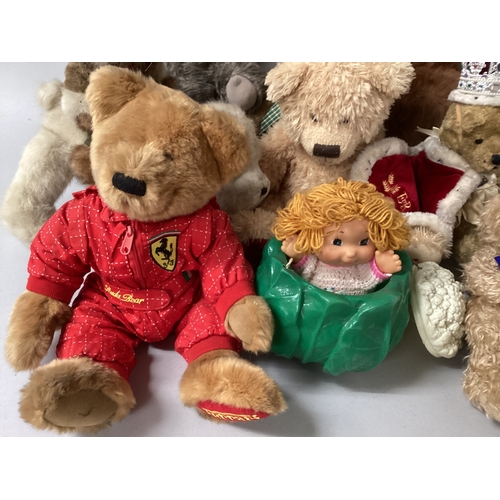 Large selection of Teddy bears to include Ewoks plush Kenner bears in ...