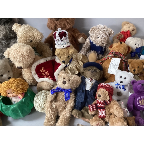 Large selection of Teddy bears to include Ewoks plush Kenner bears in ...