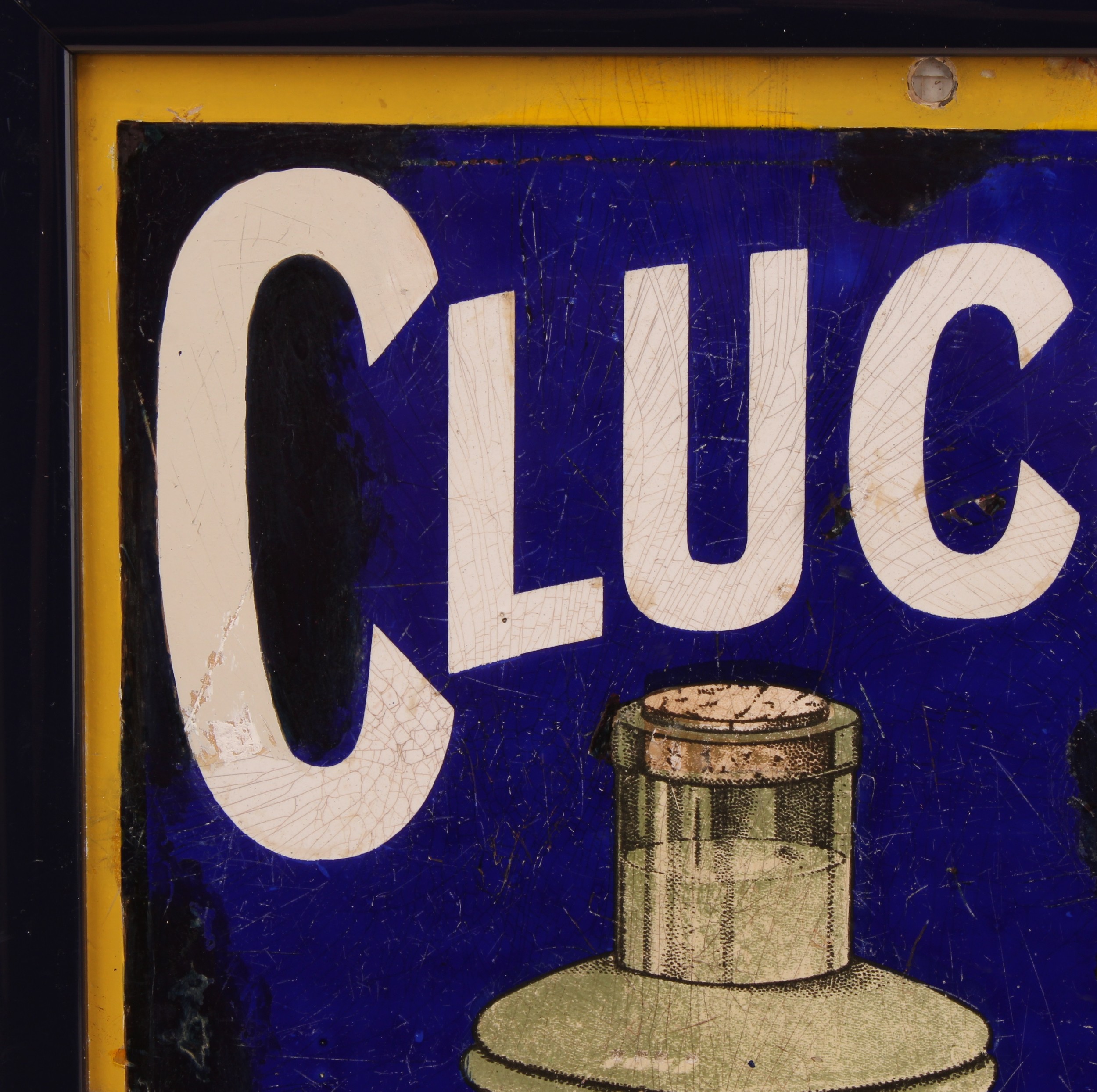 Advertising - an early 20th century rectangular pictorial enamel sign ...