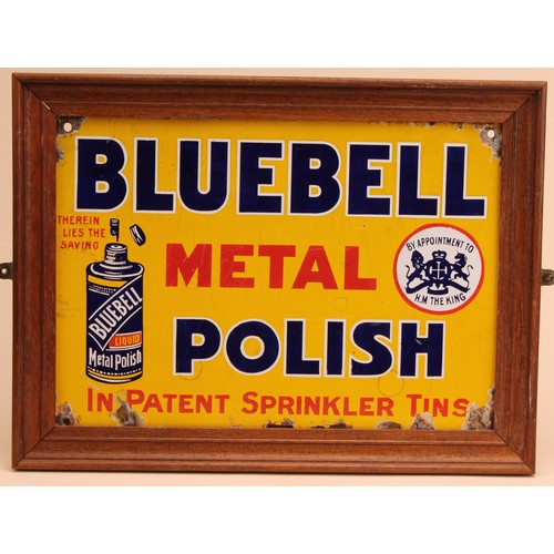 Advertising - an early 20th century rectangular pictorial enamel sign ...