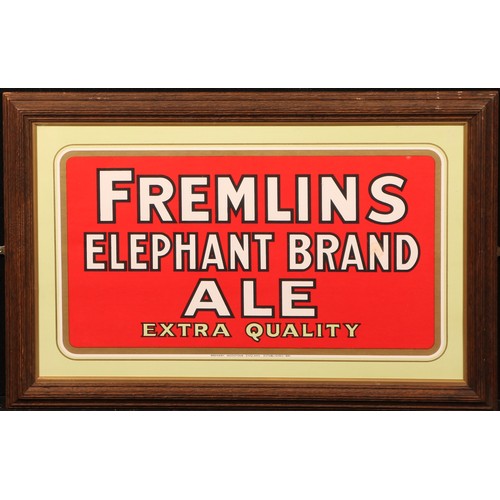 Advertising - Breweriana - an early 20th century rectangular showcard ...