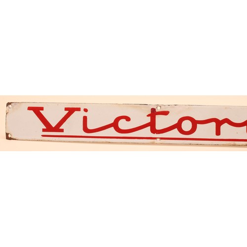Advertising - Confectionery - an elongated rectangular enamel sign, of ...