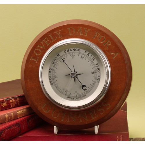Advertising - Breweriana - a mid 20th century circular aneroid ...
