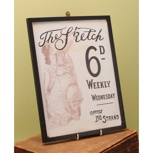 Advertising - an early 20th century rectangular pictorial enamel sign ...