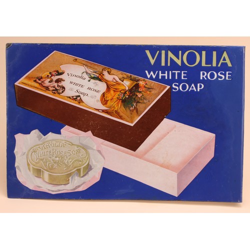 Advertising - a rectangular double sided flanged pictorial enamel sign ...