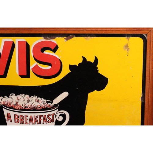 537 - Advertising - a rectangular pictorial enamel sign, Ju-Vis Beef Tea, inscribed and illustrated in red... 