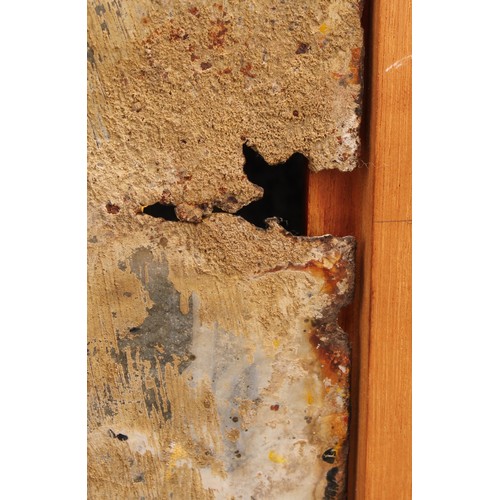 537 - Advertising - a rectangular pictorial enamel sign, Ju-Vis Beef Tea, inscribed and illustrated in red... 