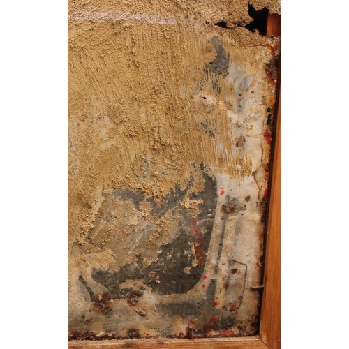 537 - Advertising - a rectangular pictorial enamel sign, Ju-Vis Beef Tea, inscribed and illustrated in red... 