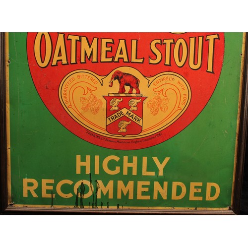 Advertising - Breweriana - an early 20th century rectangular tin sign ...