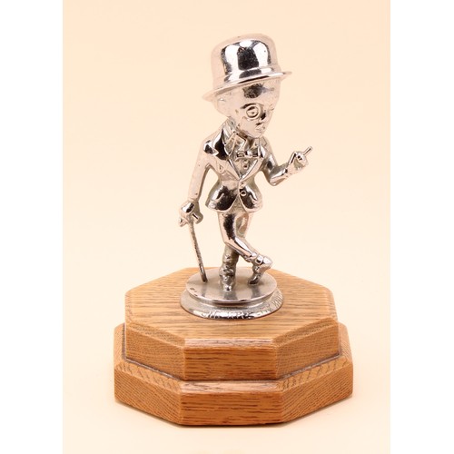 Advertising - Motoring - a Sharp's Mr Kreemy Knut car mascot, oak ...