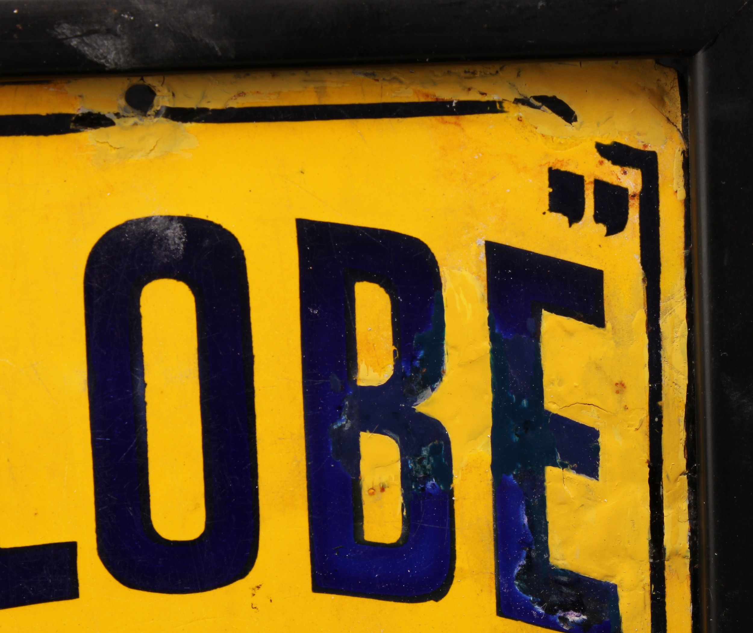 Advertising - an early 20th century rectangular enamel sign, of small ...