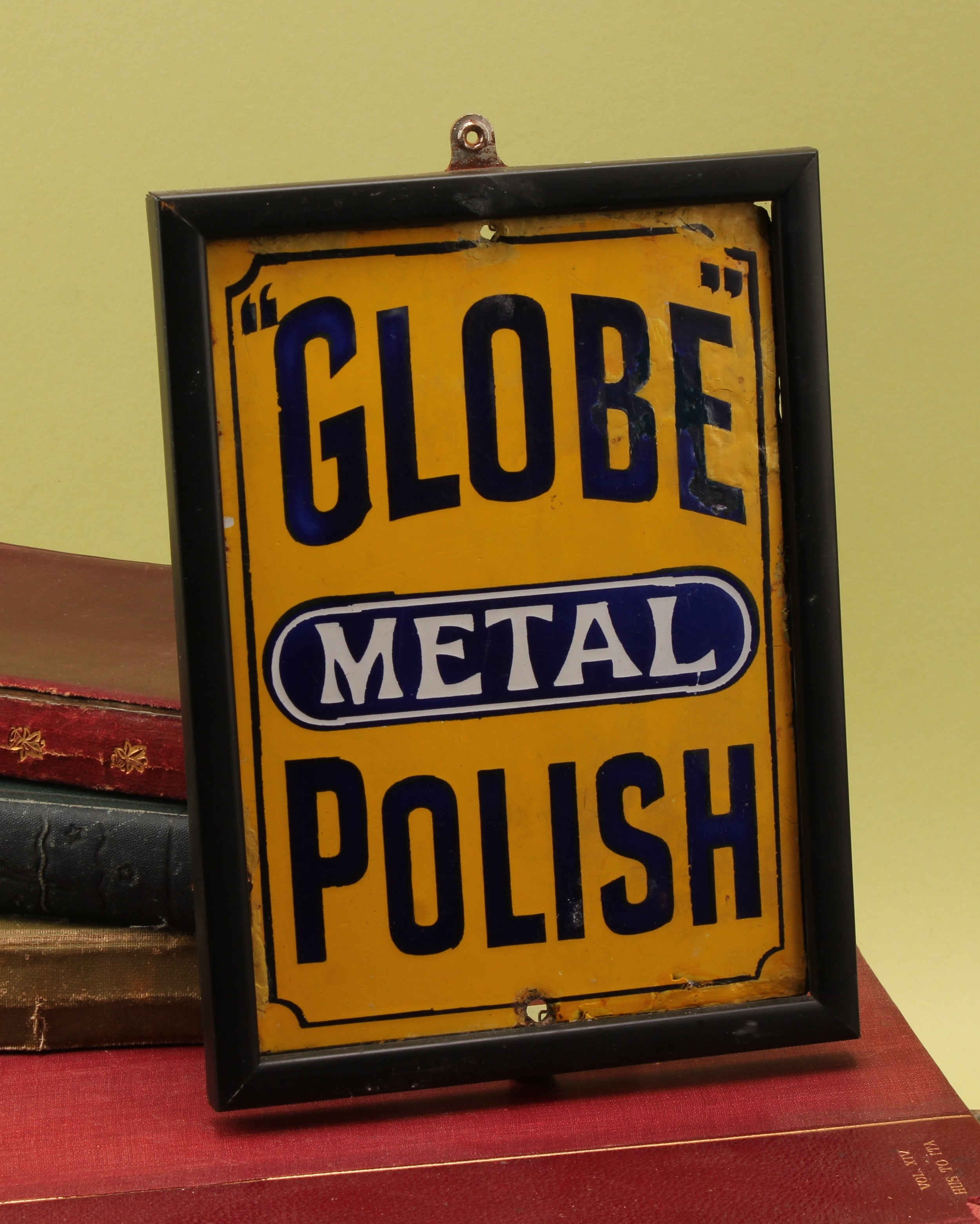Advertising - an early 20th century rectangular enamel sign, of small ...