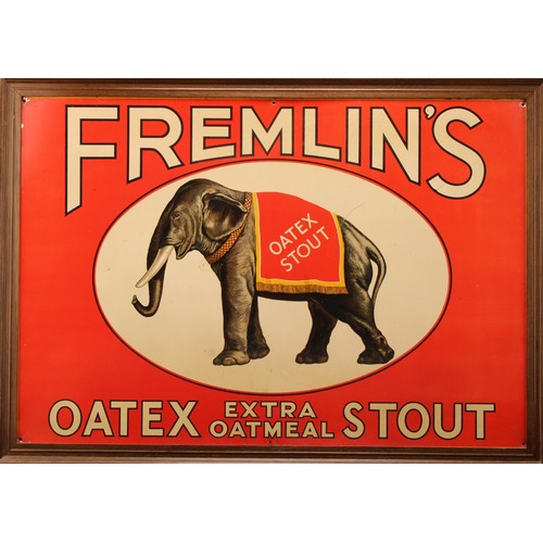 Advertising - an early to mid-20th century rectangular pictorial tin ...