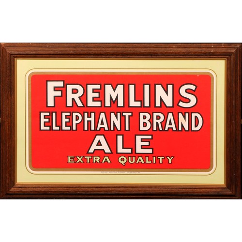 Advertising - Breweriana - an early 20th century rectangular showcard ...