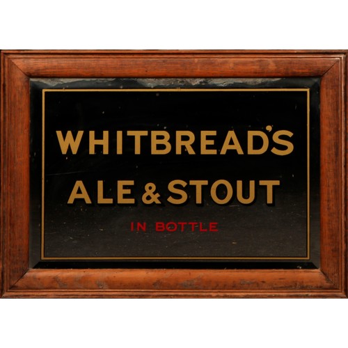 Advertising - Breweriana - an early 20th century rectangular pub mirror ...