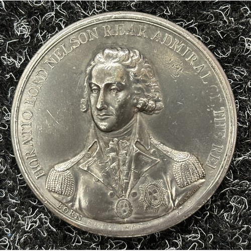 5000 - A Battle of the Nile 1798 commemorative medalion by J.G Hancock & P. Kempson, issued in honour of Ne... 