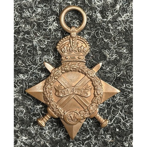 5041 - WW1 British 1914-15 Star 24249 Pte GW Gibson, Royal Dublin Fusiliers. No ribbon.