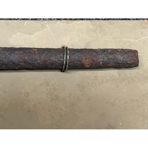 5180 - WW1 Imperial German Relic ground dug condition G98 Rifle receiver & WW1 British Honourable Discharge... 