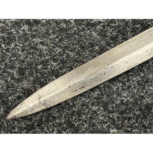 5181 - Pre War British RASC Officers 1822 Pattern Sword with single edged fullered blade 850mm in length, P... 