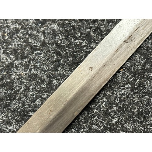 5181 - Pre War British RASC Officers 1822 Pattern Sword with single edged fullered blade 850mm in length, P... 