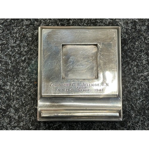 5182 - British Royal Navy Presentation Silver to Lieut Commander Christopher Theodore Jellicoe RN DSO, DSC ... 