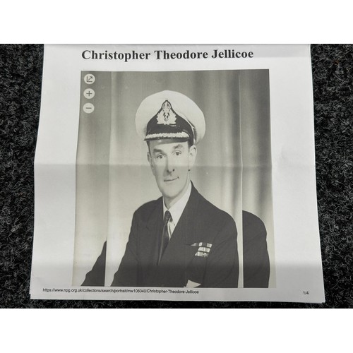 5182 - British Royal Navy Presentation Silver to Lieut Commander Christopher Theodore Jellicoe RN DSO, DSC ... 