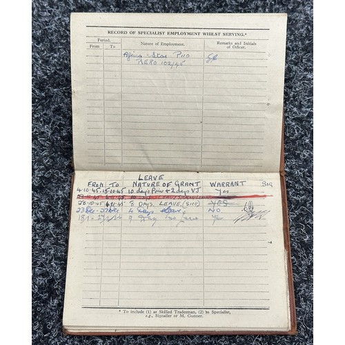 5183 - WW2 British PoW Paperwork to 1943617 Lance Corporal Bob Mottram, Royal Engineers comprising of AB64 ... 