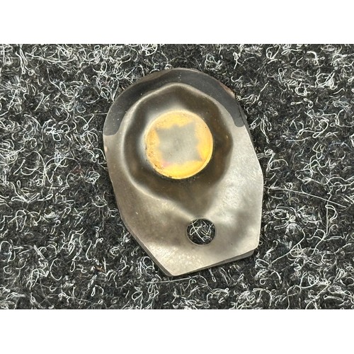 5197 - WW2 British Escape and Evasion Compass in Rubber Pouch. Designed to be worn around the neck and coul... 