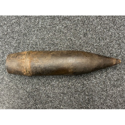 5207 - WW2 Soviet 122mm Howitzer 1938 Dated Shell Case complete with shell INERT & FFE. Large size case is ... 
