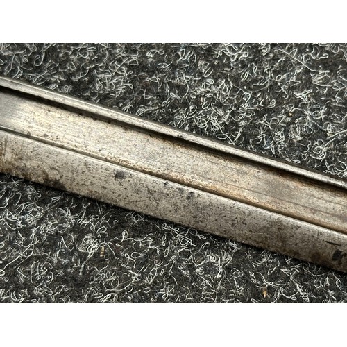 5208 - Three Edged weapons to include: WW2 British No 5 Jungle Carbine Bayonet with fullered singled edged ... 