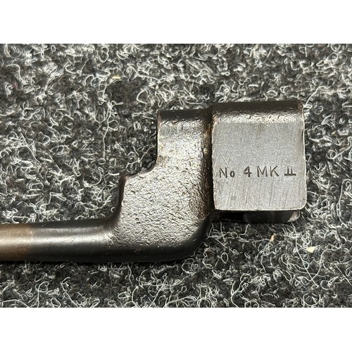 5208 - Three Edged weapons to include: WW2 British No 5 Jungle Carbine Bayonet with fullered singled edged ... 