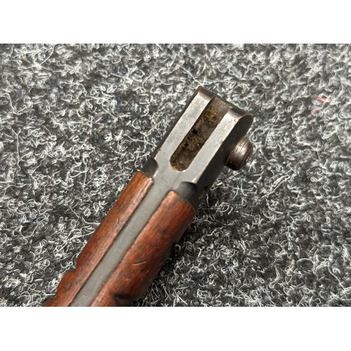 5210 - WW2 British Home Guard Issue P17 Bayonet with single edged fullered blade maker marked and dated 