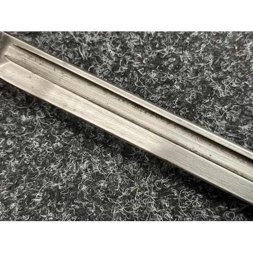 5210 - WW2 British Home Guard Issue P17 Bayonet with single edged fullered blade maker marked and dated 