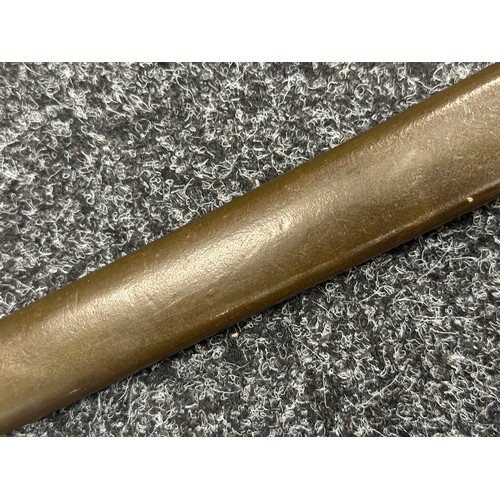 5210 - WW2 British Home Guard Issue P17 Bayonet with single edged fullered blade maker marked and dated 