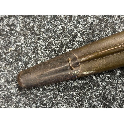 5210 - WW2 British Home Guard Issue P17 Bayonet with single edged fullered blade maker marked and dated 