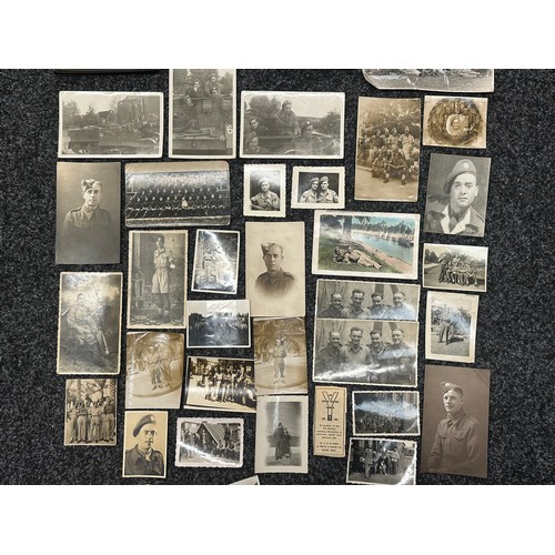 5215 - WW2 British Paperwork archive group with local Derbyshire interest to 5889648 Cpl Ronald 