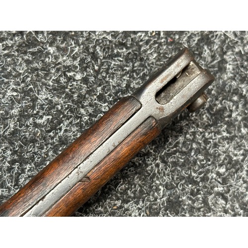 5216 - British 1907 Pattern Bayonet with single edged fullered blade 434mm in length, Enfield inspection ma... 