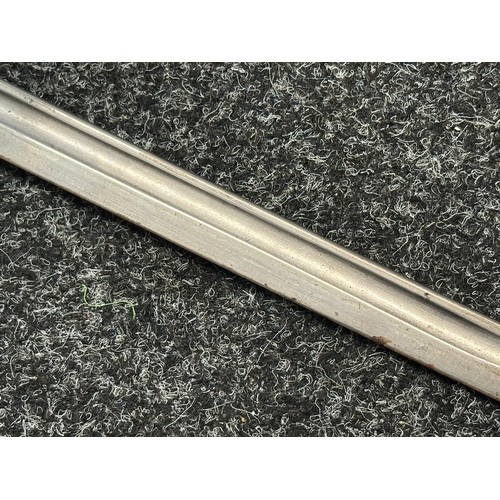 5216 - British 1907 Pattern Bayonet with single edged fullered blade 434mm in length, Enfield inspection ma... 