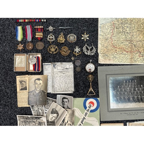 5223 - A large quantity of unpublished WW2 British photographs mostly relating to C Company, 12th Battalion... 