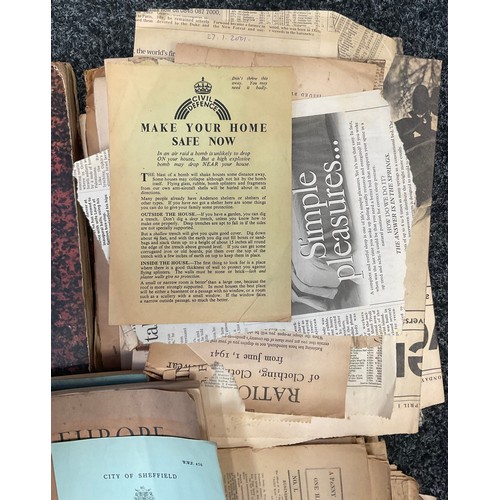 5224 - Local Interest - A collection of 20th century ephemera & paperwork including an English language Naz... 