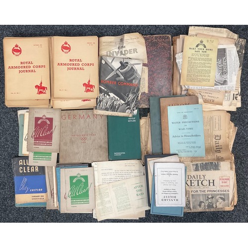 5224 - Local Interest - A collection of 20th century ephemera & paperwork including an English language Naz... 