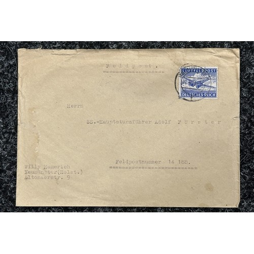 5230 - WW2 Third Reich Post War Signed Photo of Hitler's Secretary Frau Gerda Daranowski along with six Waf... 