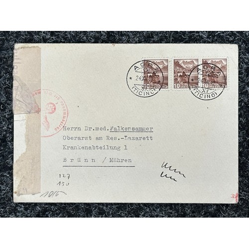 5231 - WW2 Third Reich Waffen SS Feldpost letter collection. Two sent to the same Dr. Various units includi... 